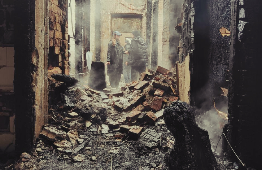 Abkhazia Gallery Fire, 21 January 2024