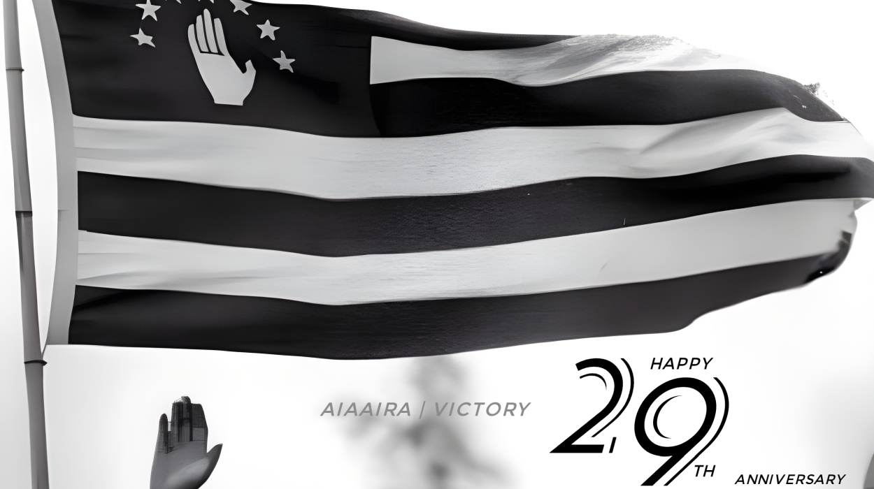 Victory day in Abkhazia 30 September