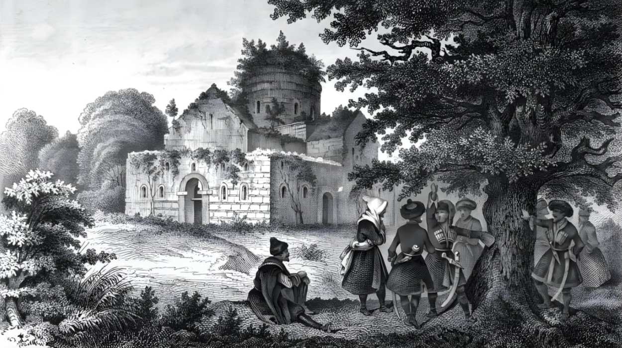Abkhazians | from the book: 'Die Völker des Kaukasus' by Friedrich Martin von (1848).
