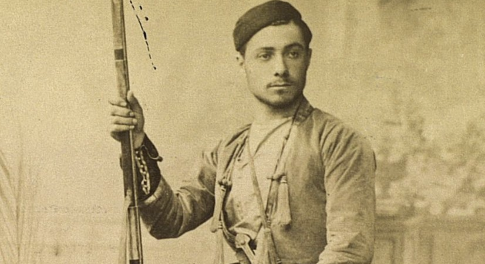 A young Mingrelian man in national costume (1890s). Photo by F. Orden