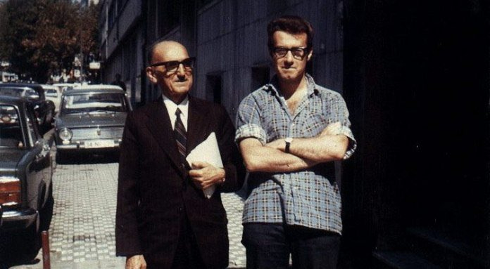 Tevfik Esenç (left) and George Hewitt, Istanbul 1974