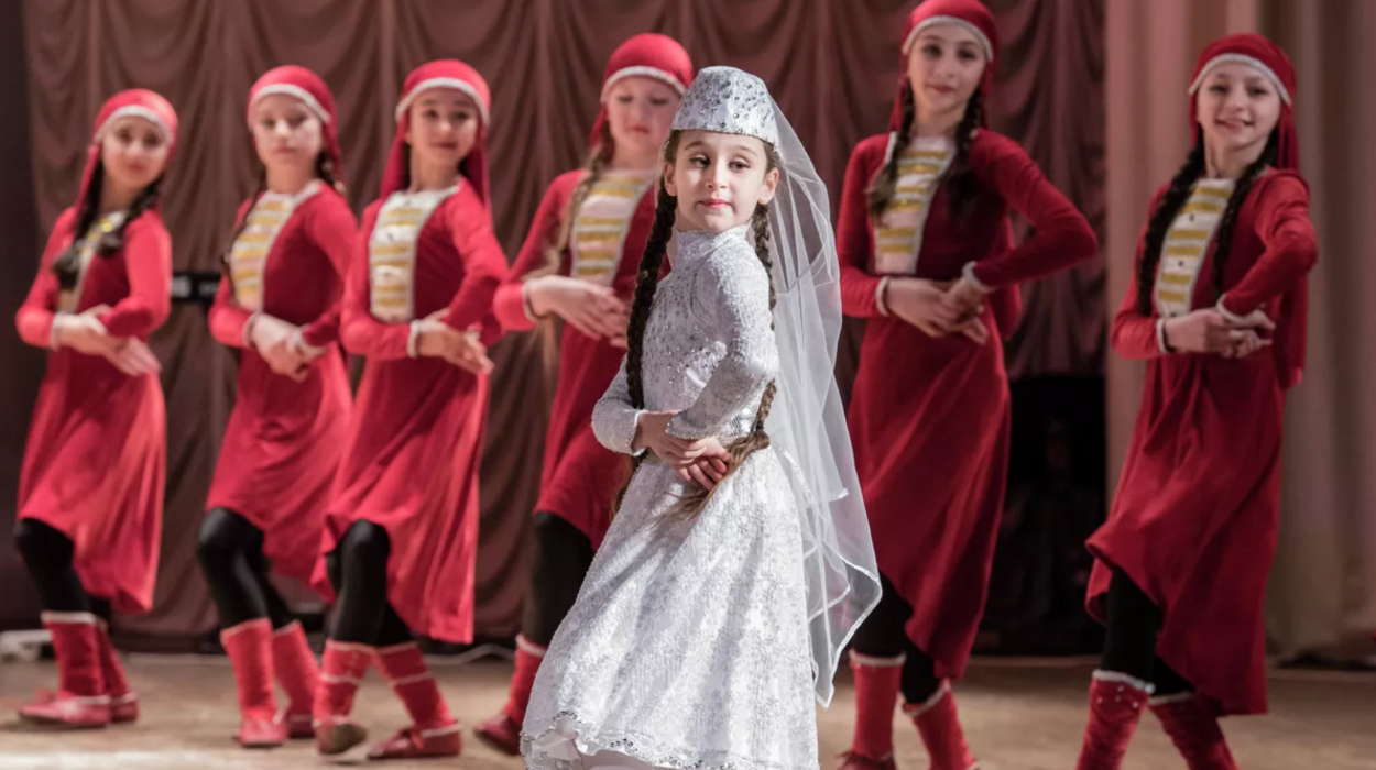 Abkhazian Children invitation to 23rd April celebration in Turkiye