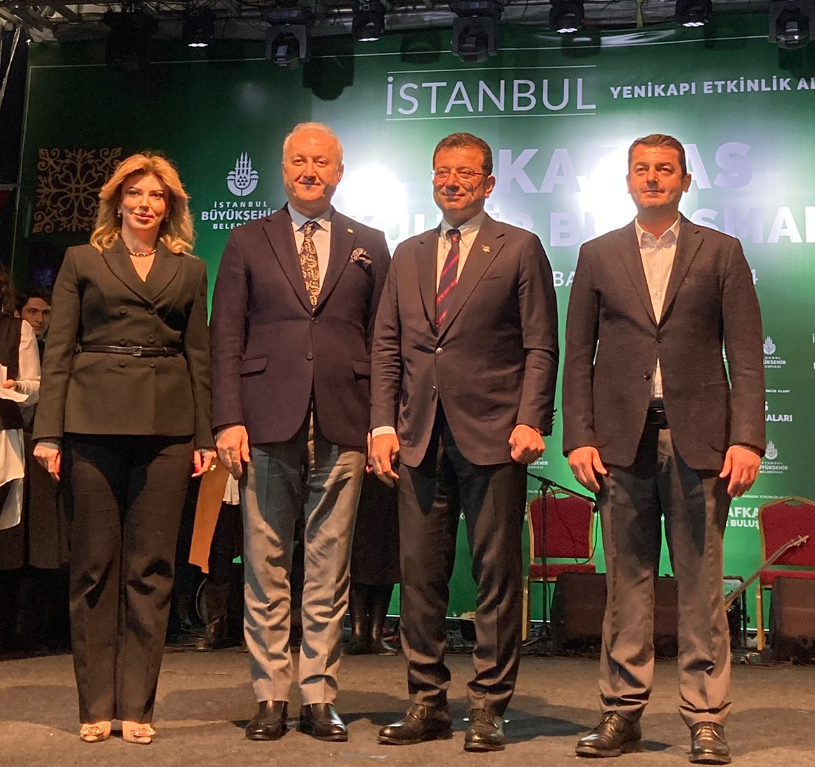 Ekrem Imamoglu, with Abkhazian officials