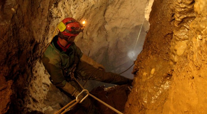 Located in the Republic of Abkhazia, the Voronya Cave plunges 7,188 feet (2,191 m) into the depths of the Arabika Massif, a limestone formation dating back to the Age of Dinosaurs. Voronya Cave Abkhazia
