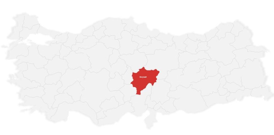 Kayseri Map