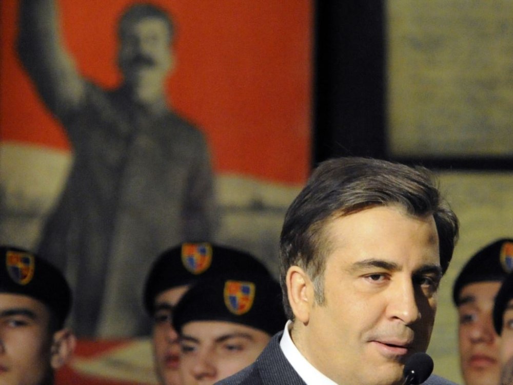 Saakashvili and Stalin