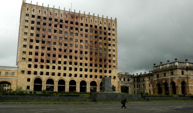 Old Parliament Building, Sukhum Old Parliament Building, Sukhum