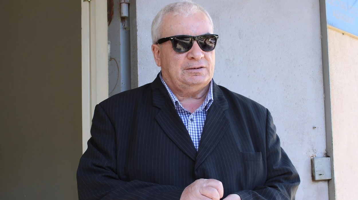 Ezabay Kapba, Chairman of the Society of the Blind of Abkhazia.