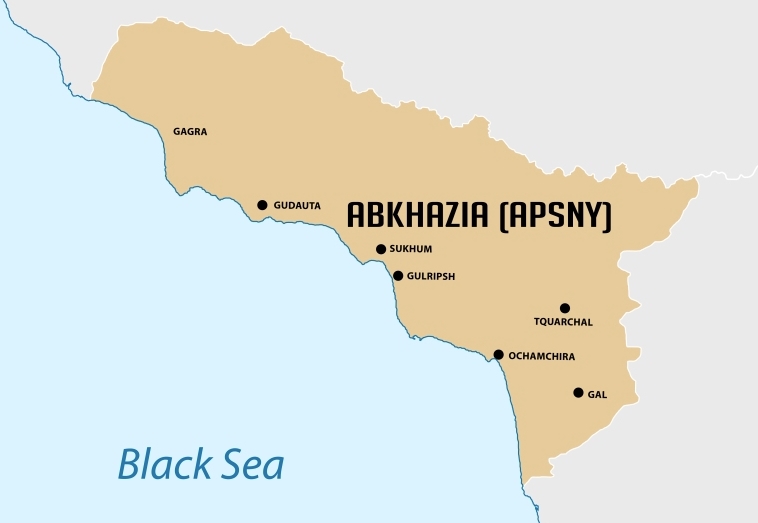 Abkhazia Map