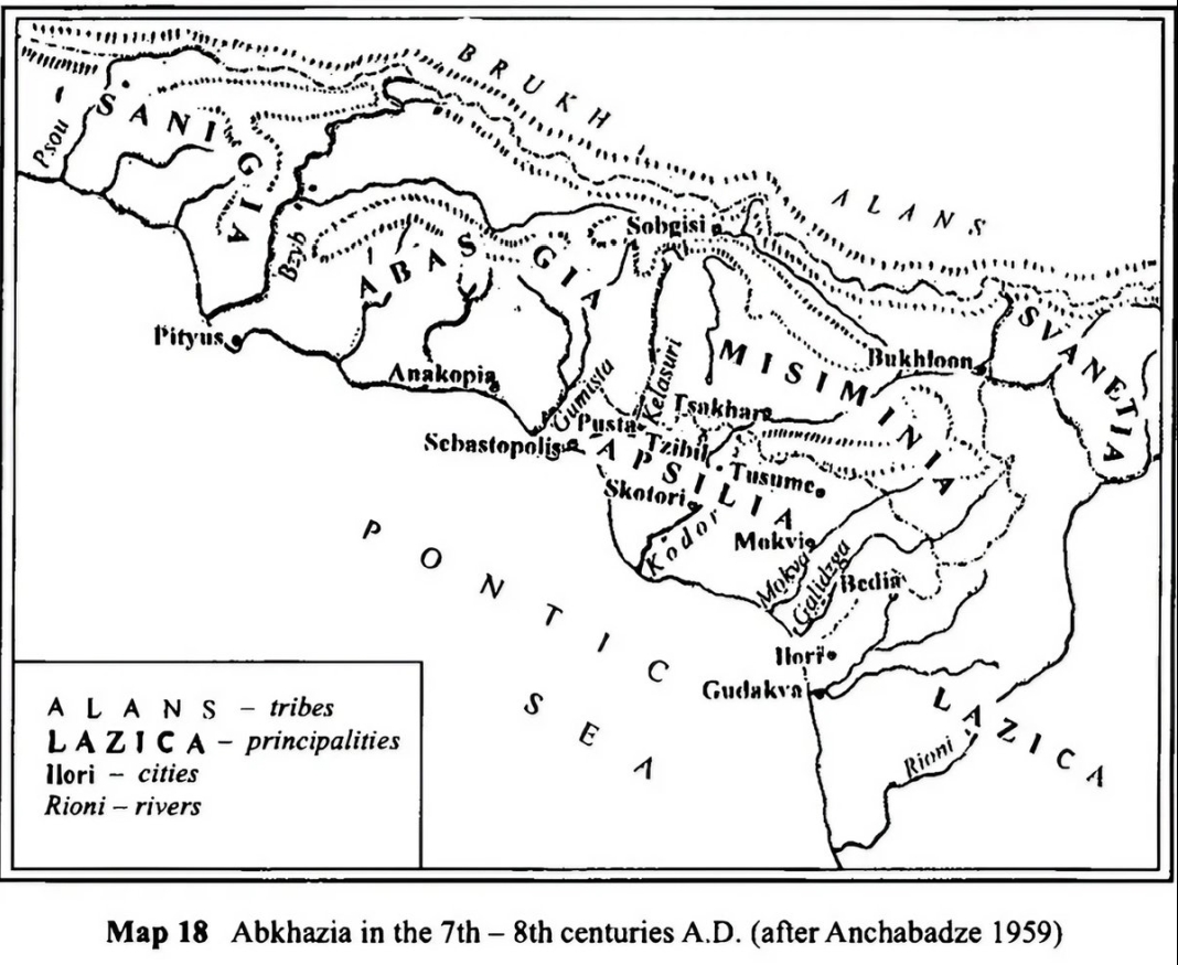 Abkhazia in the 7th-8th centuries A.D.
