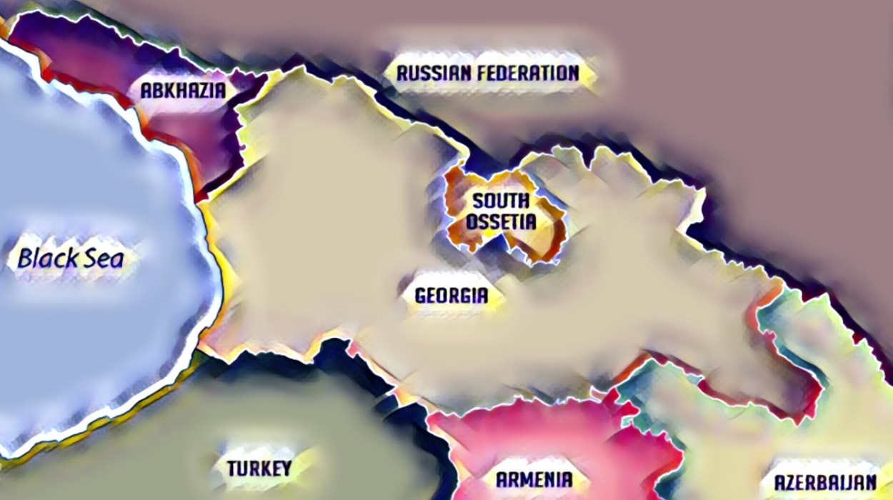 Caucasus Map 2022