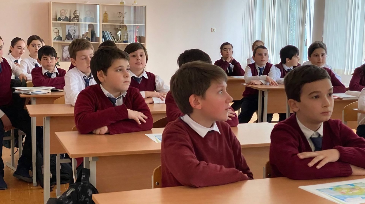 Abkhaz children at school