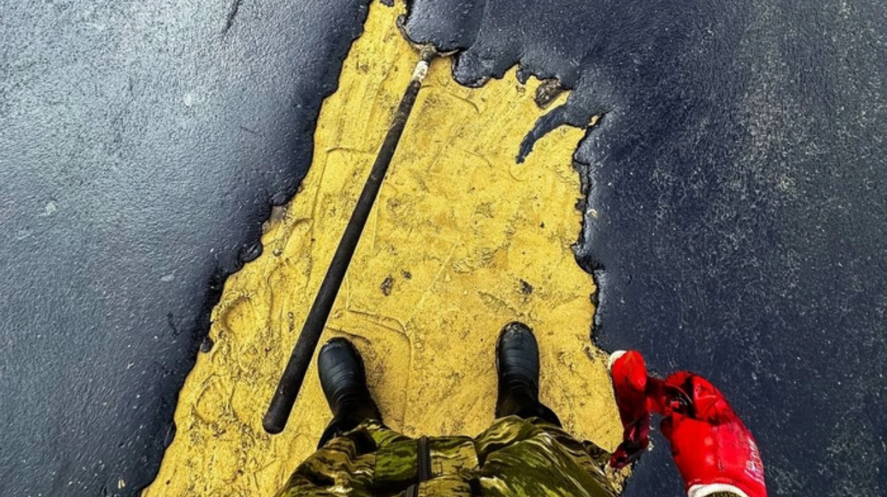 Massive oil spill cleanup underway in Krasnodar region. Massive oil spill cleanup underway in Krasnodar region.