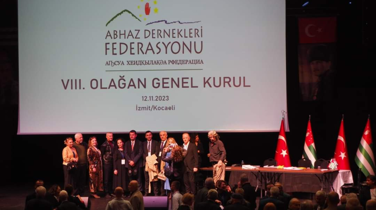 The new ABHAZFED board, headed by President Atryshba Levent Belin, took office after the September 12th congress. The new ABHAZFED board, headed by President Atryshba Levent Belin, took office after the September 12th congress.