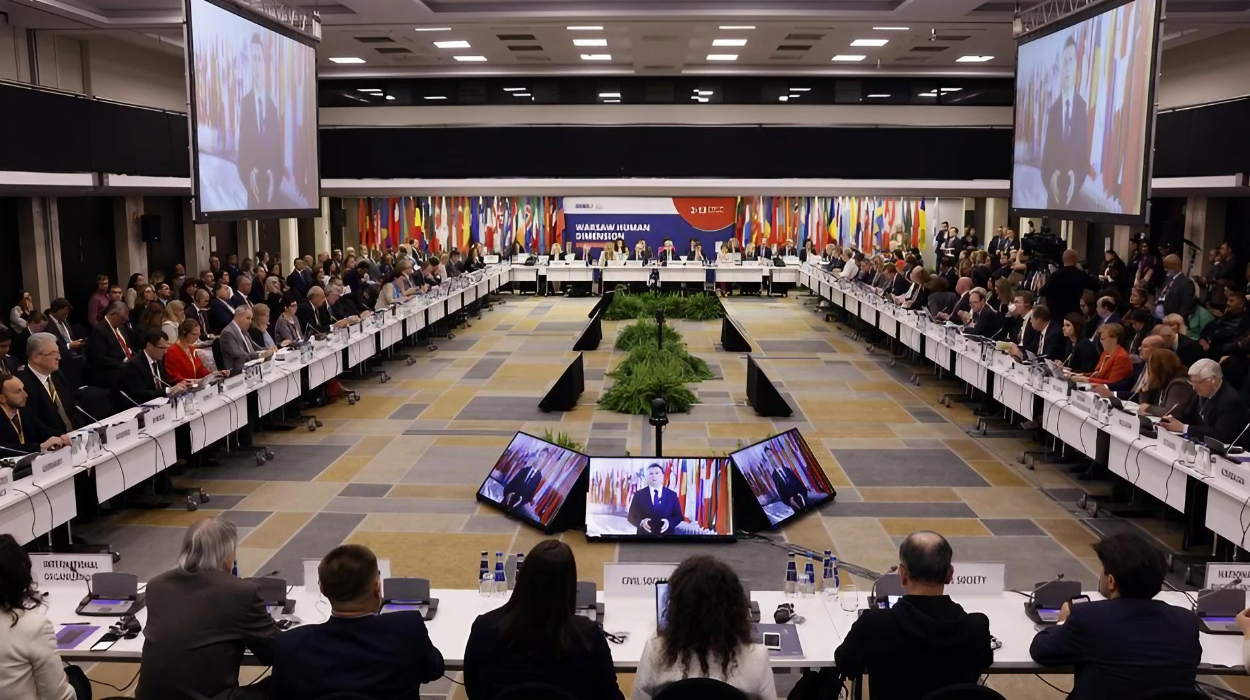 Warsaw Human Dimension Conference, Opening Plenary. 2 October 2023. (OSCE/Piotr Dziubak)