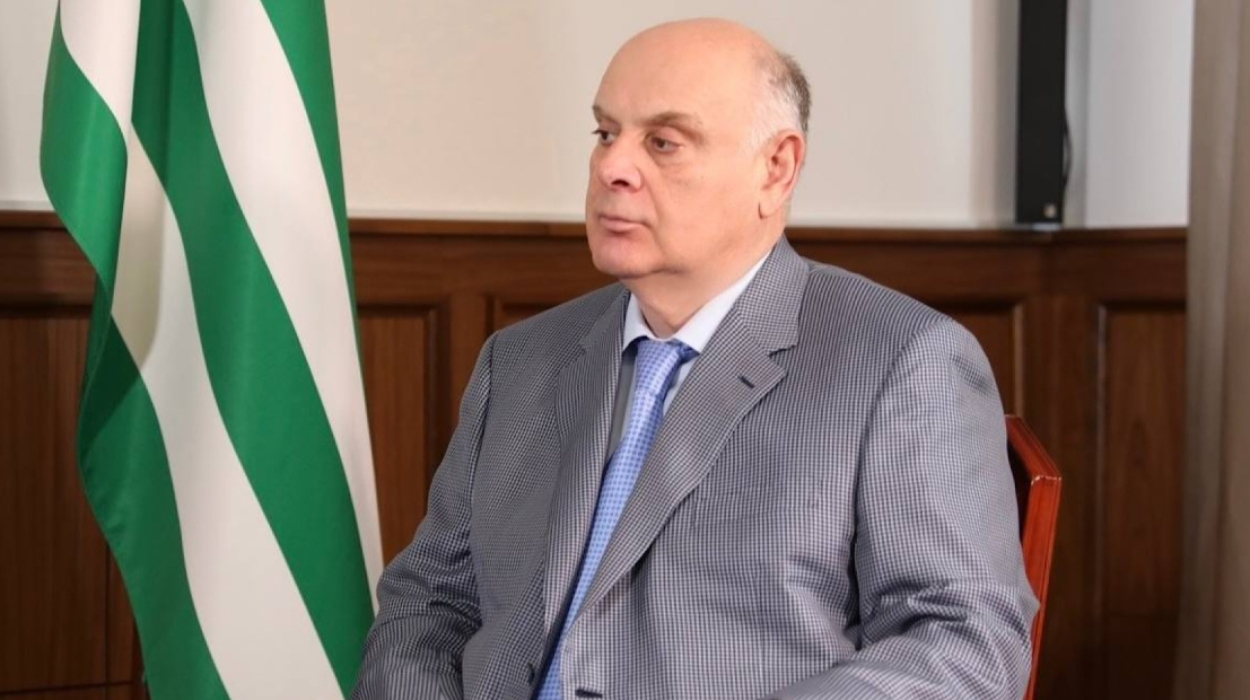Aslan Bzhania, The President of the Republic of Abkhazia.