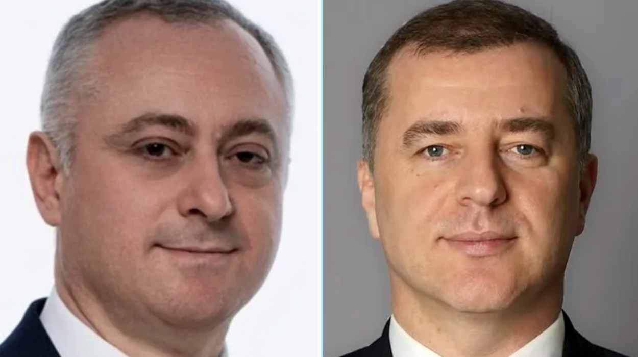 The two candidates vying for the presidency are Badra Gunba (left) and Adgur Ardzinba. The two candidates vying for the presidency are Badra Gunba (left) and Adgur Ardzinba.