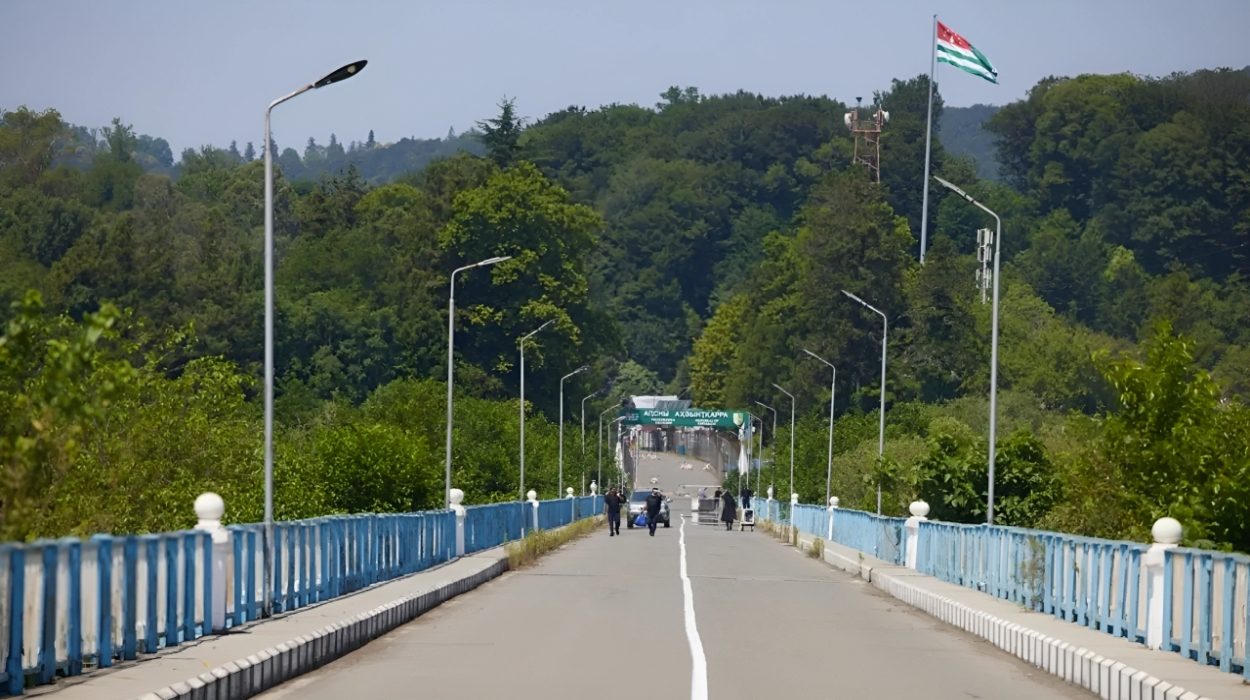 Ingur Bridge | Abkhazia-Georgia border. Ingur Bridge | Abkhazia-Georgia border.