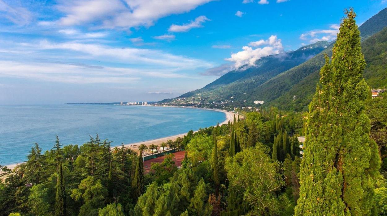 Gagra, a highly esteemed Black Sea resort located 67 kilometers from Sochi, has long been popular for tourism.