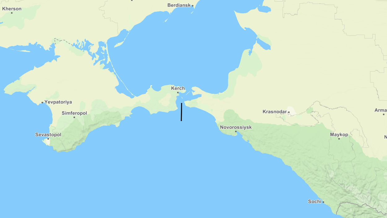 Kerch Strait, where the sinking of two tankers triggered a severe oil spill, threatening one of the largest environmental disasters in the region's history.