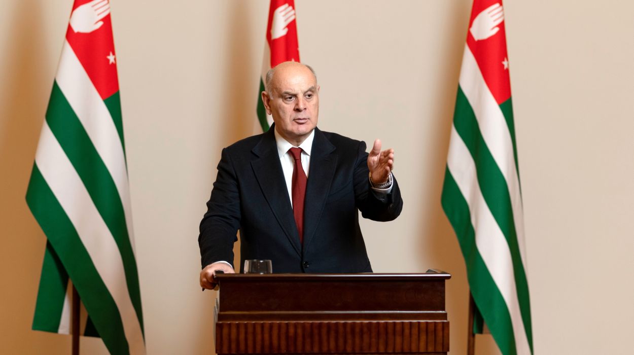 Aslan Bzhania, President of the Republic of Abkhazia.