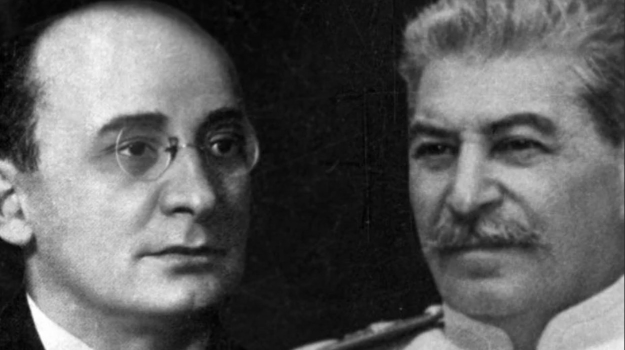 Lavrentiy Beria and Joseph Stalin