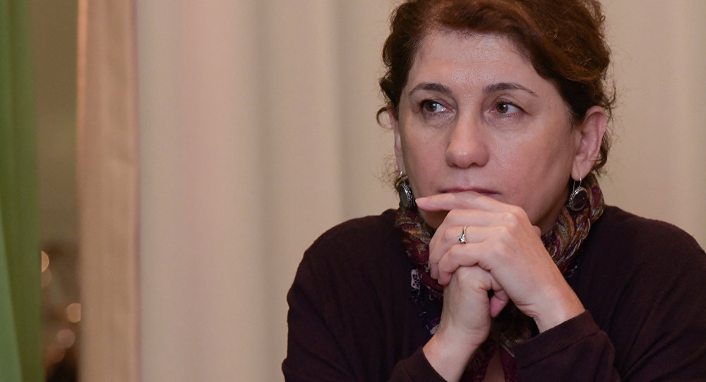 Liana Kvarchelia, Deputy Director of The Center for Humanitarian Programs in Sukhum Liana Kvarchelia, Deputy Director of The Center for Humanitarian Programs in Sukhum