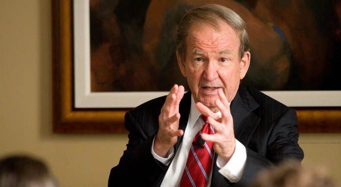 Patrick Joseph Buchanan is an American conservative political commentator, author, syndicated columnist and politician. Patrick J. Buchanan