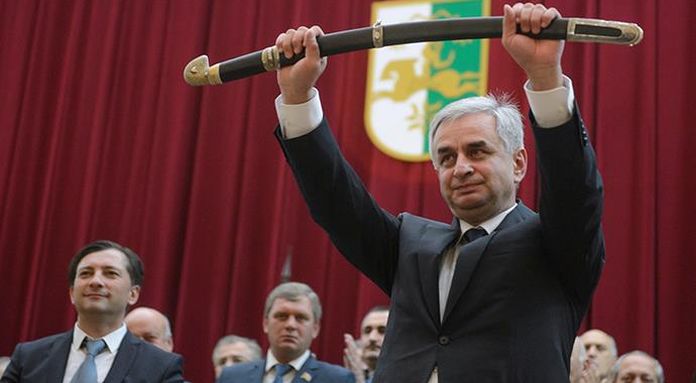 Raul Khajimba says the pact is based on equal relations between two sovereign states, but critics within Abkhazia say its leaders are ceding too much control to Moscow Raul Khajimba