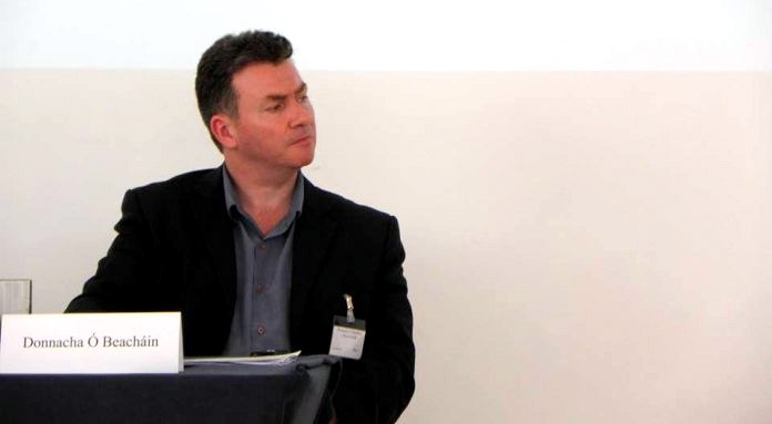 Dr. Donnacha Ó Beacháin, a lecturer at Dublin City University and a specialist on non-recognized states and their electoral process. Donnacha Ó Beacháin